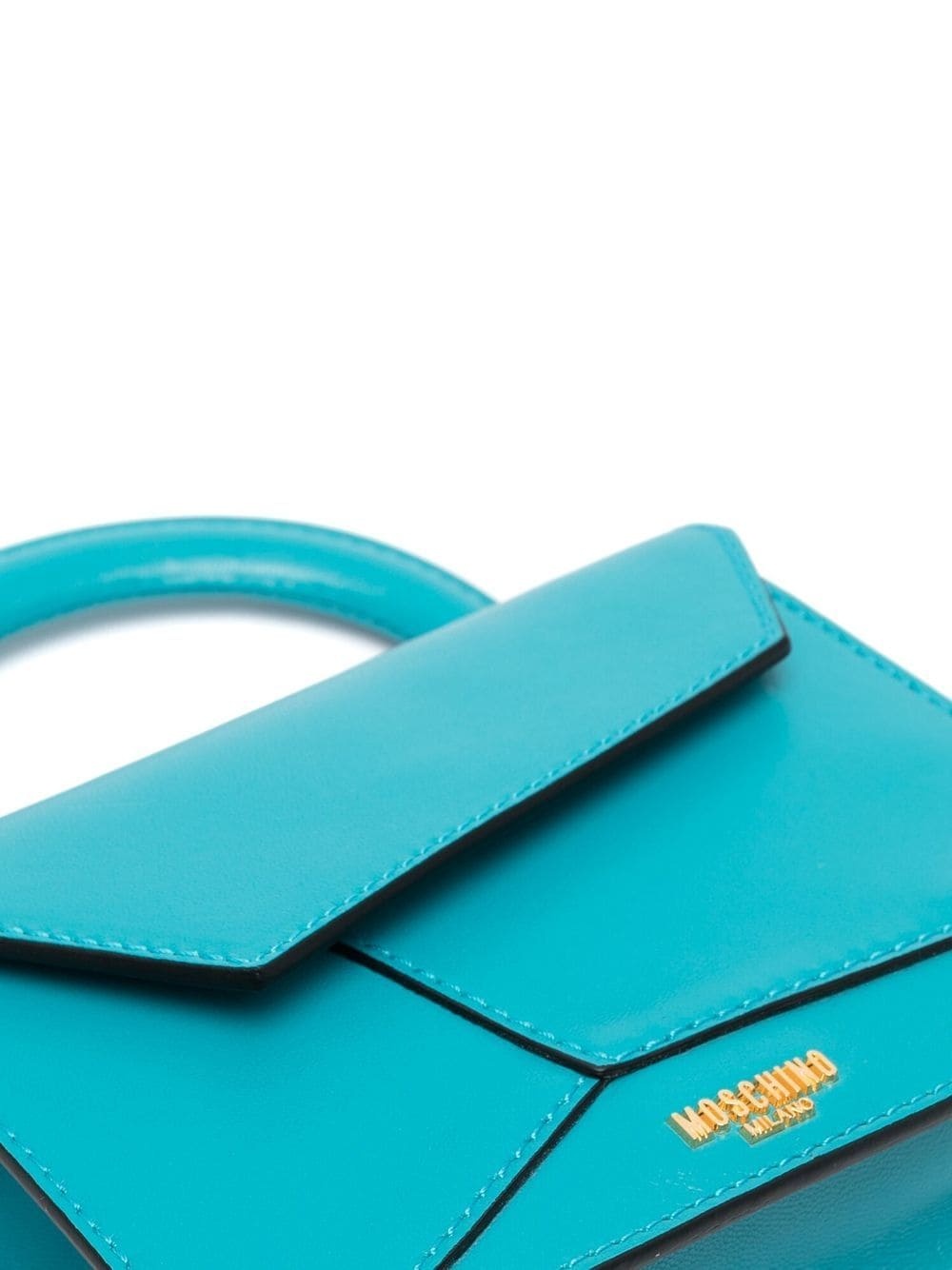 asymmetrical leather mini bag - 4