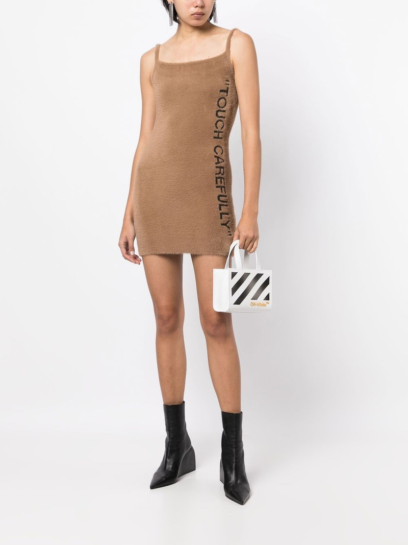 Off-White Quote pencil mini dress outlook