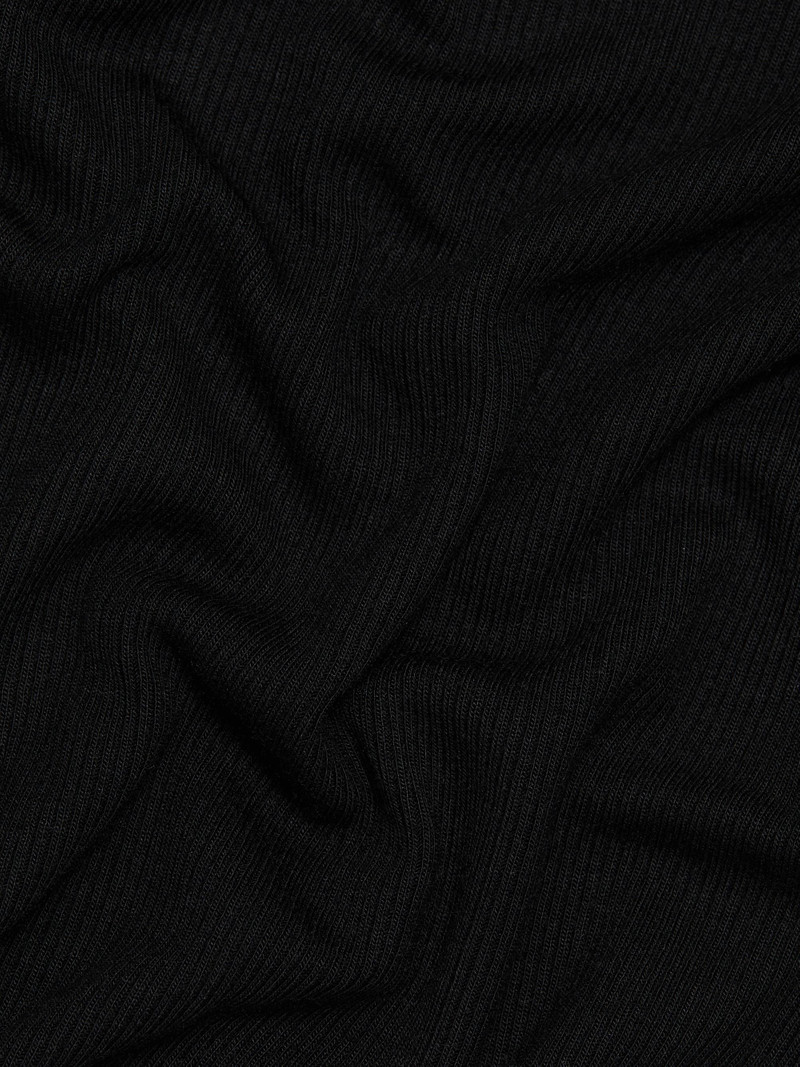 Women's The Rib Elbow-Length Sleeve T-Shirt - Black 7