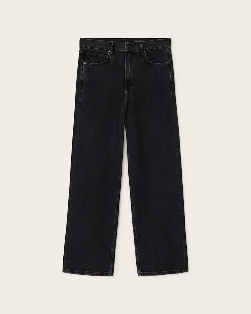 LENNY LOOSE FIT WIDE LEG DENIM JEANS 1
