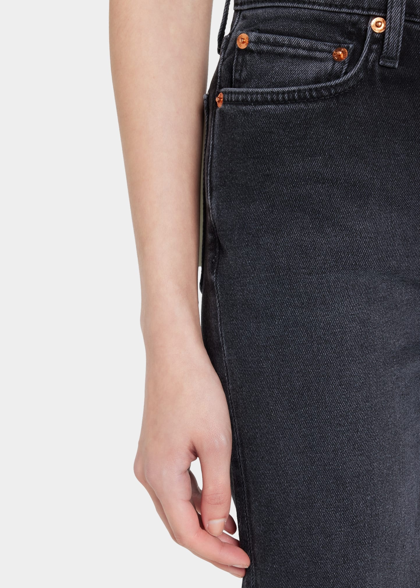 70s Stovepipe Distressed Jeans - 4