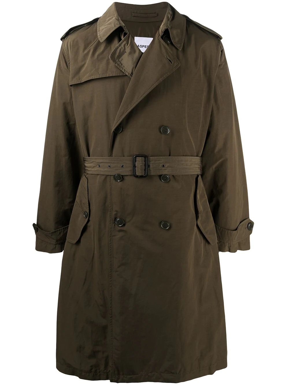 belted trench coat - 1