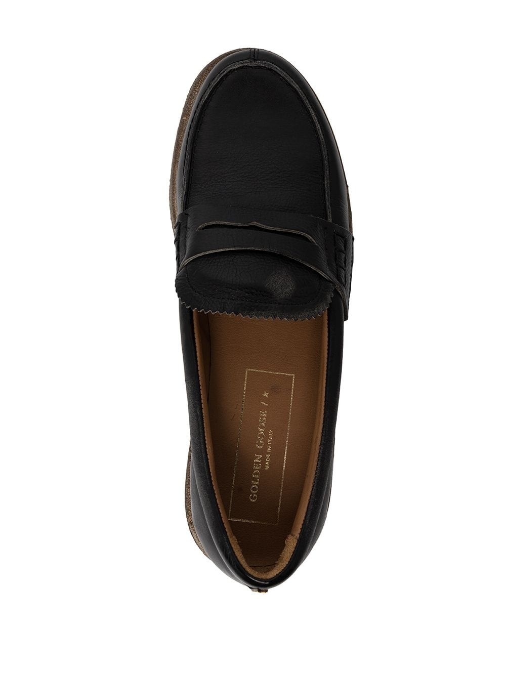 leather moccasin loafers - 4