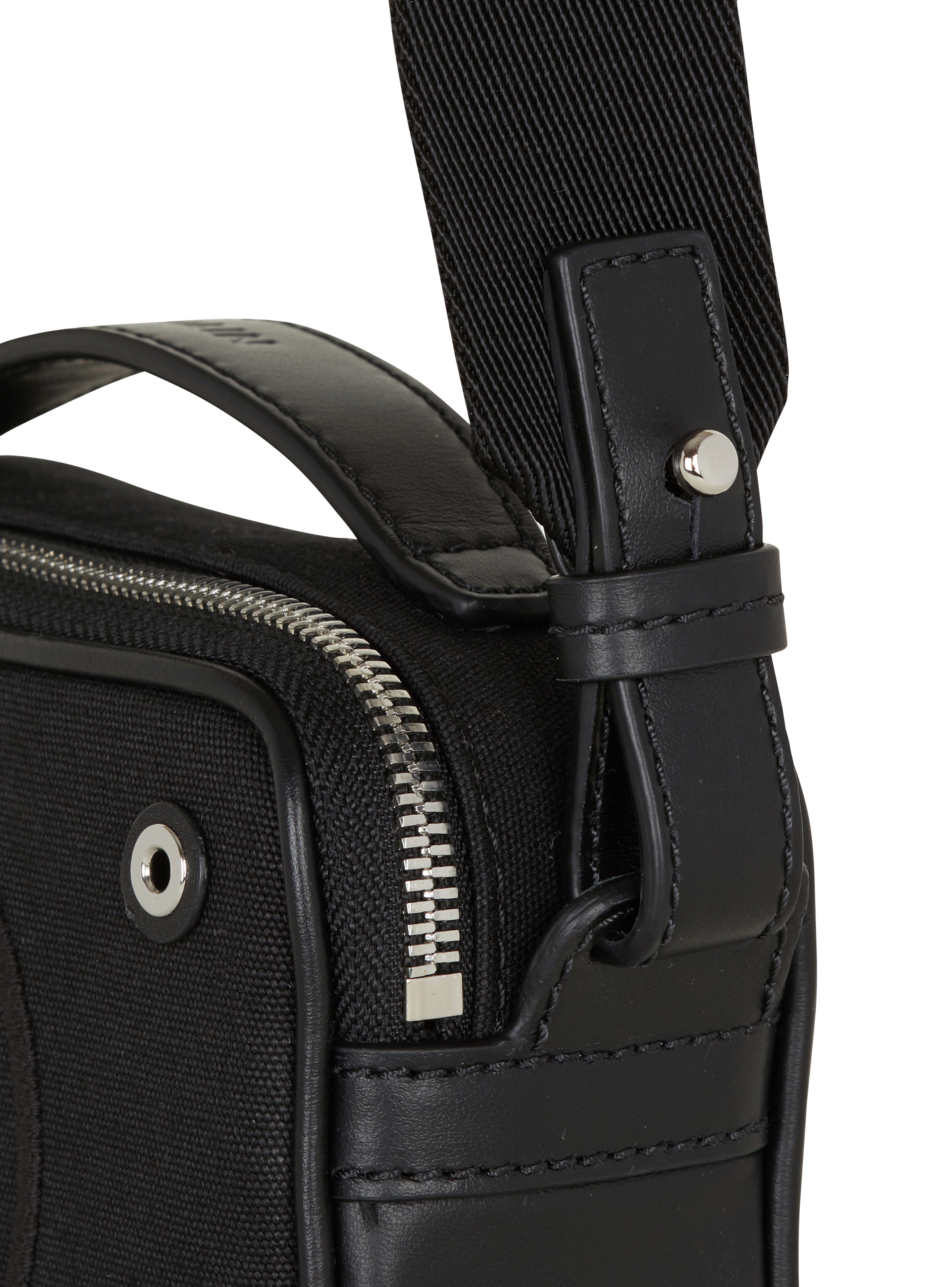 Mini Reporter bag in canvas and leather - 5