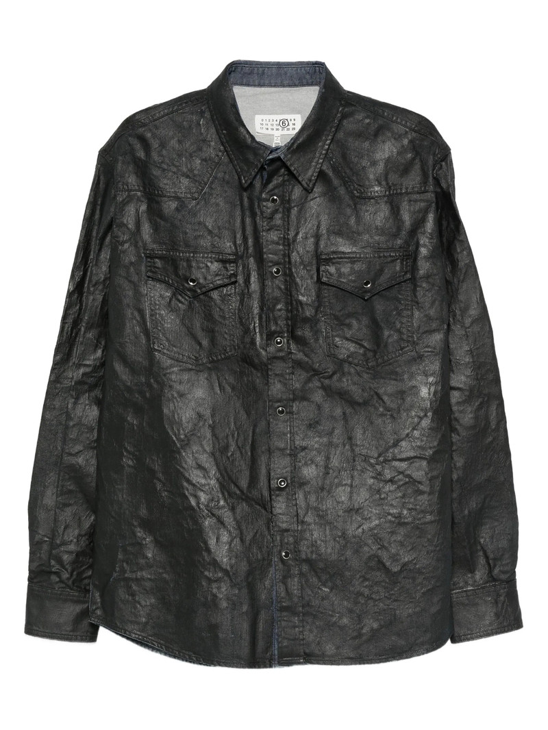 Mm6 Maison Margiela Double-pockets Cotton Shirt 1