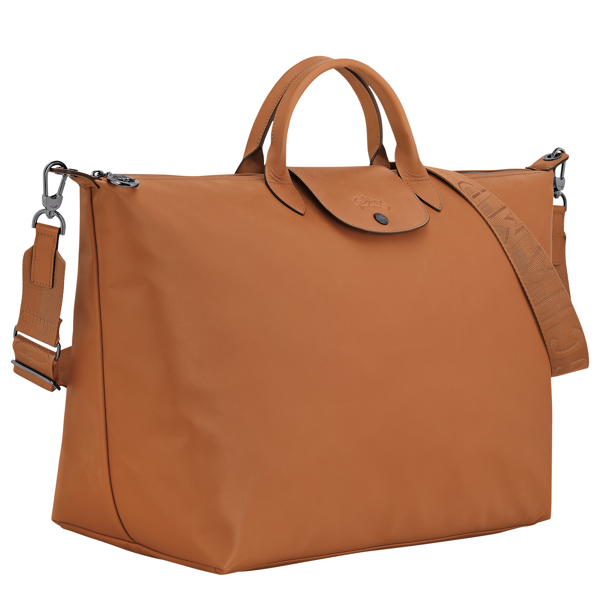 Le Pliage Xtra L Travel bag Cashew - Leather - 2