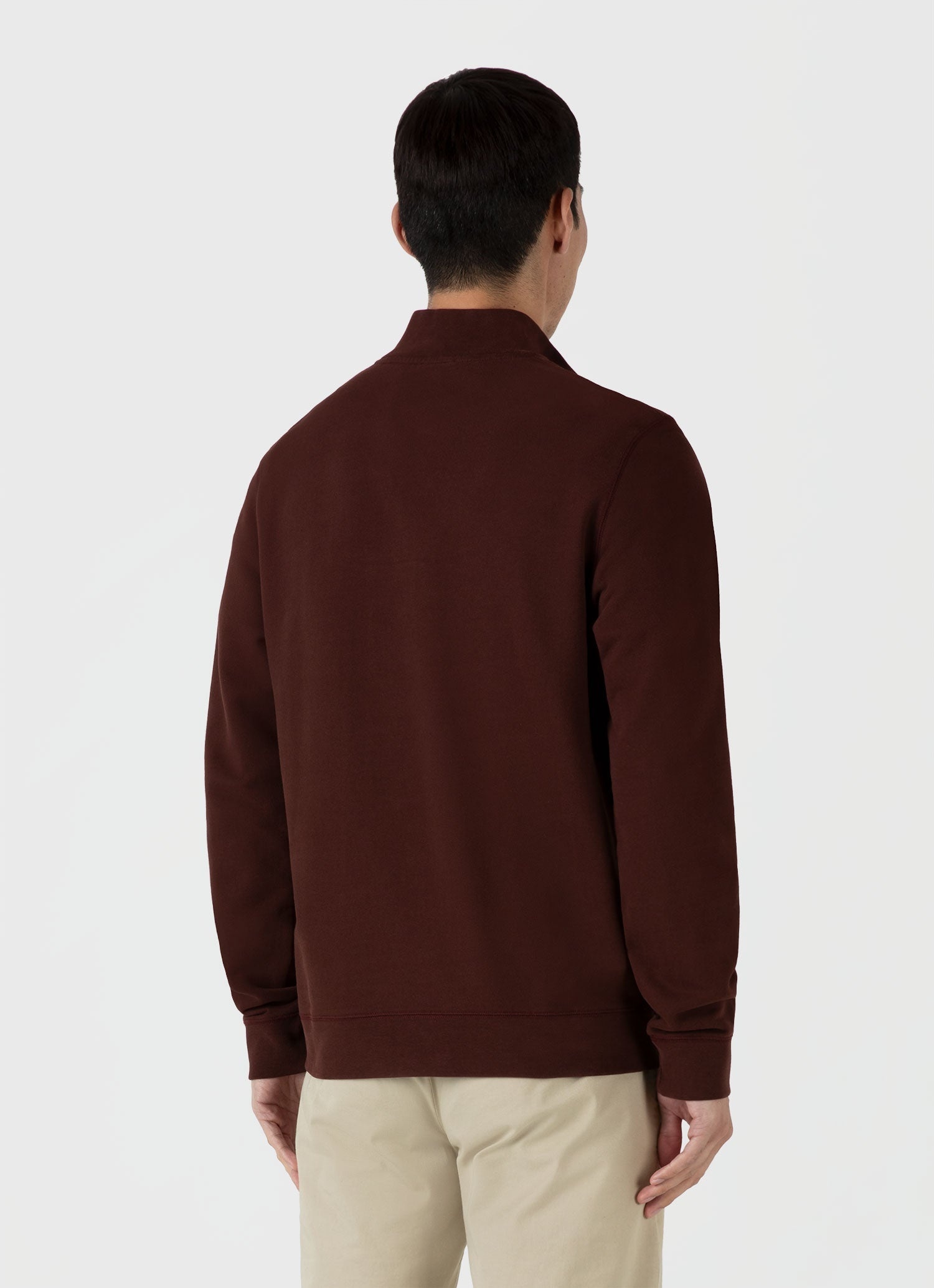 Half Zip Loopback Sweatshirt - 5