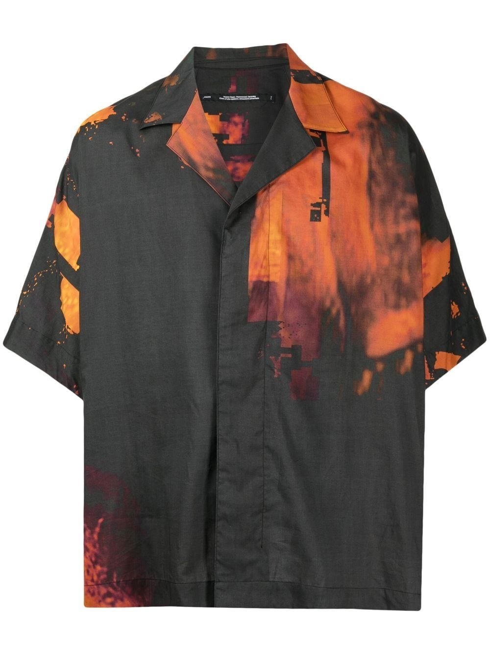 tie-dye short-sleeve shirt - 1