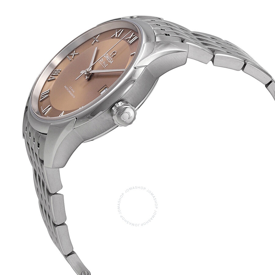 Omega De Ville Hour Vision Automatic Chronometer Bronze Dial Men's Watch 433.10.41.21.10.001 - 2