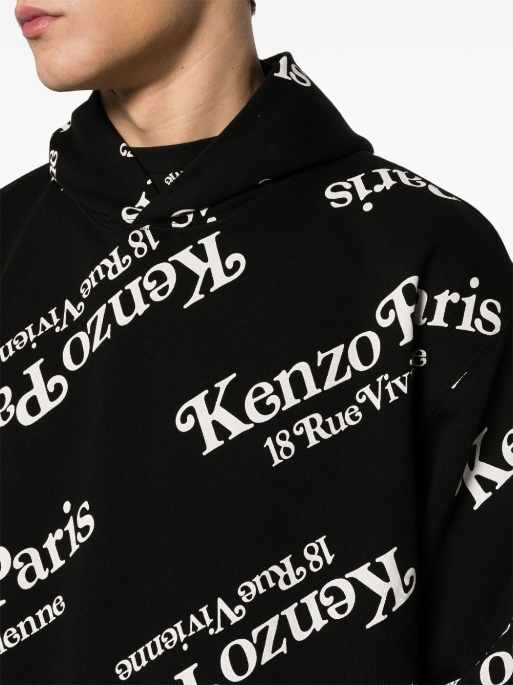 x Verdy printed "Black" hoodie - 5