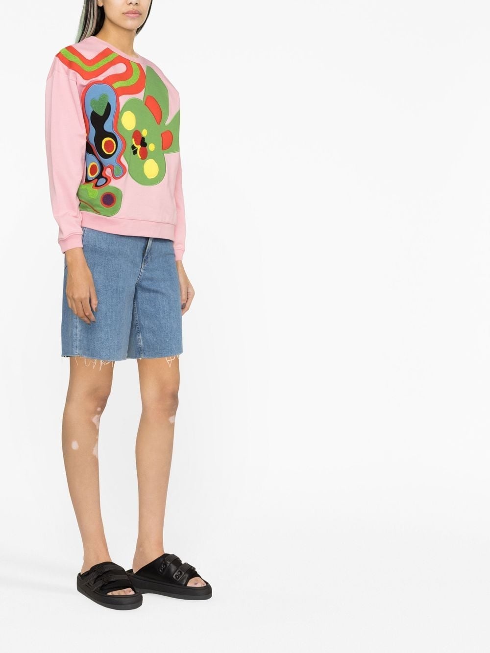 Kenzoo motif-embroidered sweatshirt - 3