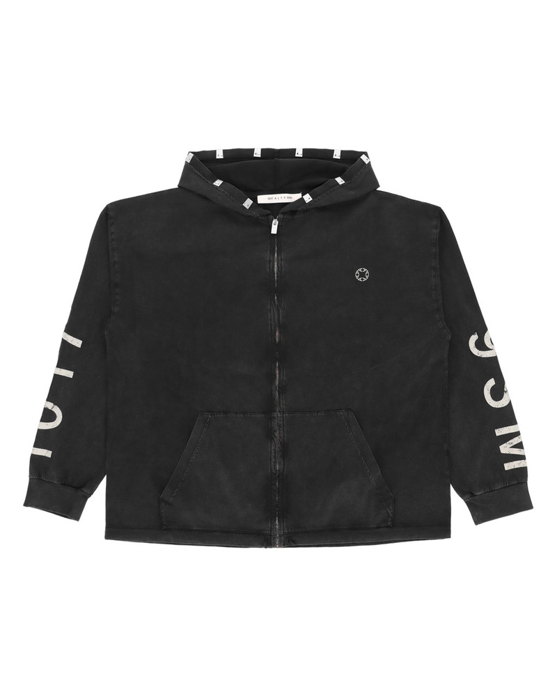 ZIP HOODIE WITH LIGTHERCAP DETAILING 1