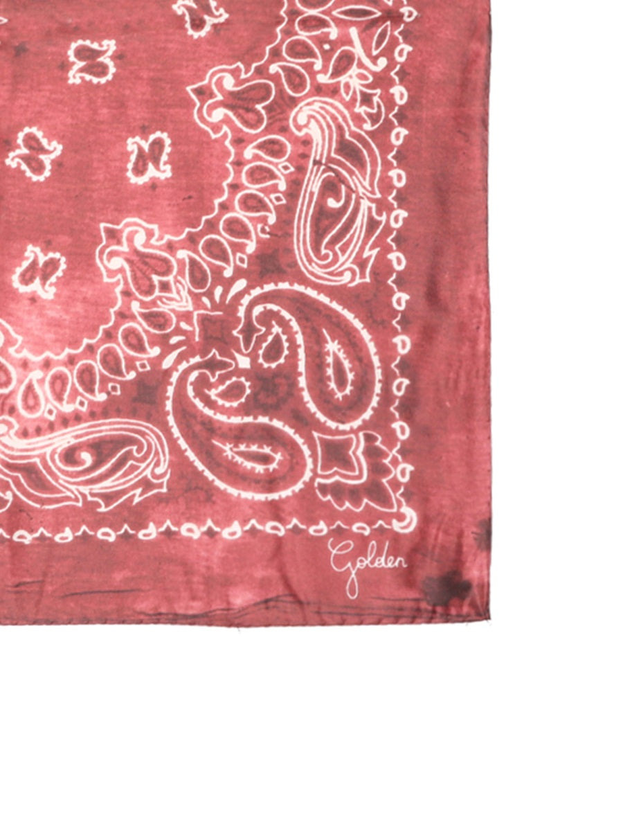 Golden Goose Men Scarf With Plaisley Pattern - 2