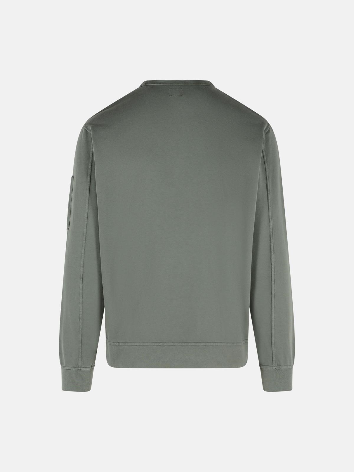 GRAY COTTON SWEATSHIRT - 3