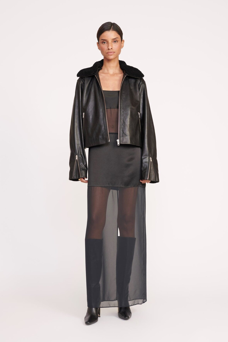 STAUD LENORA JACKET | BLACK outlook