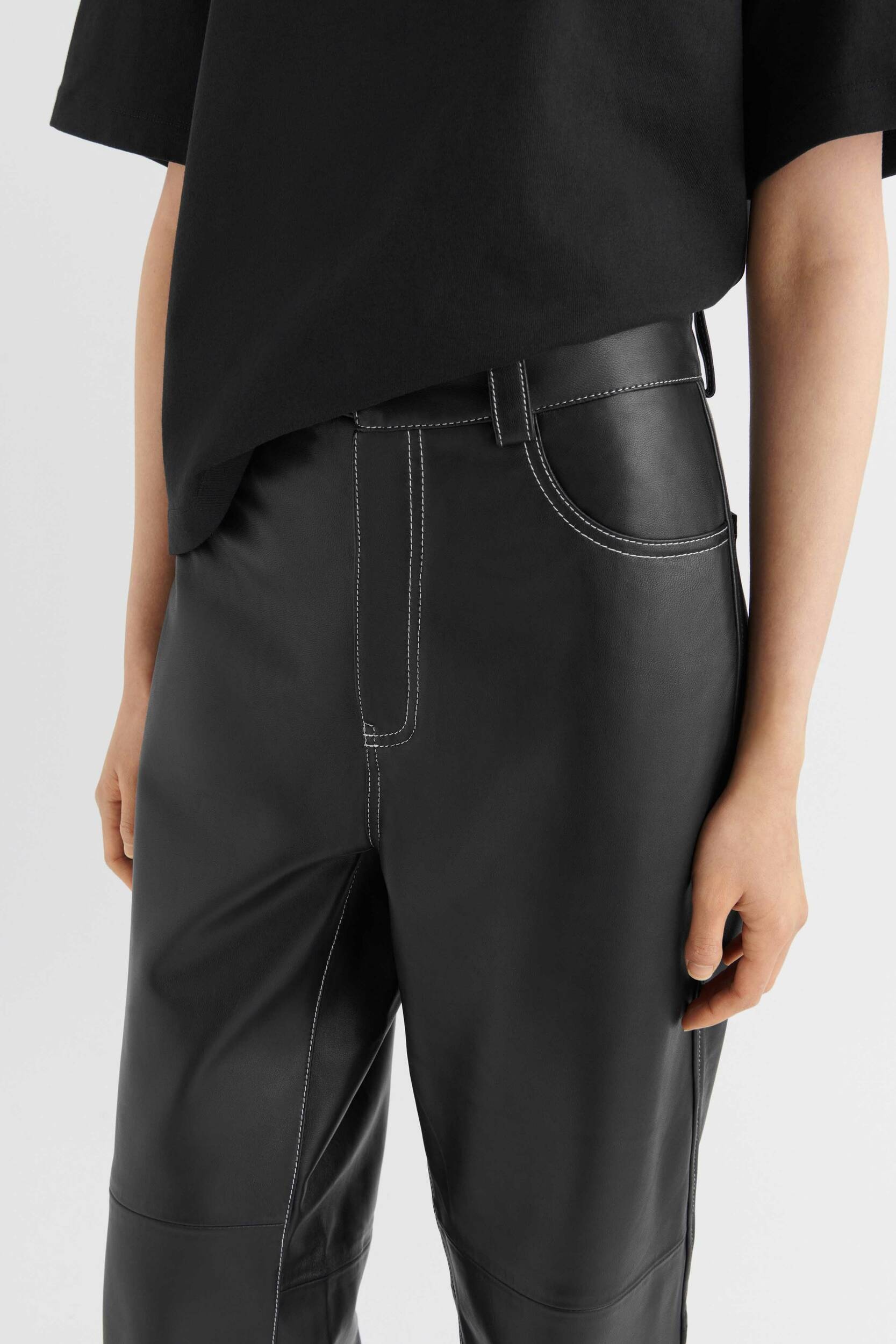 Spencer Leather Trousers - 5