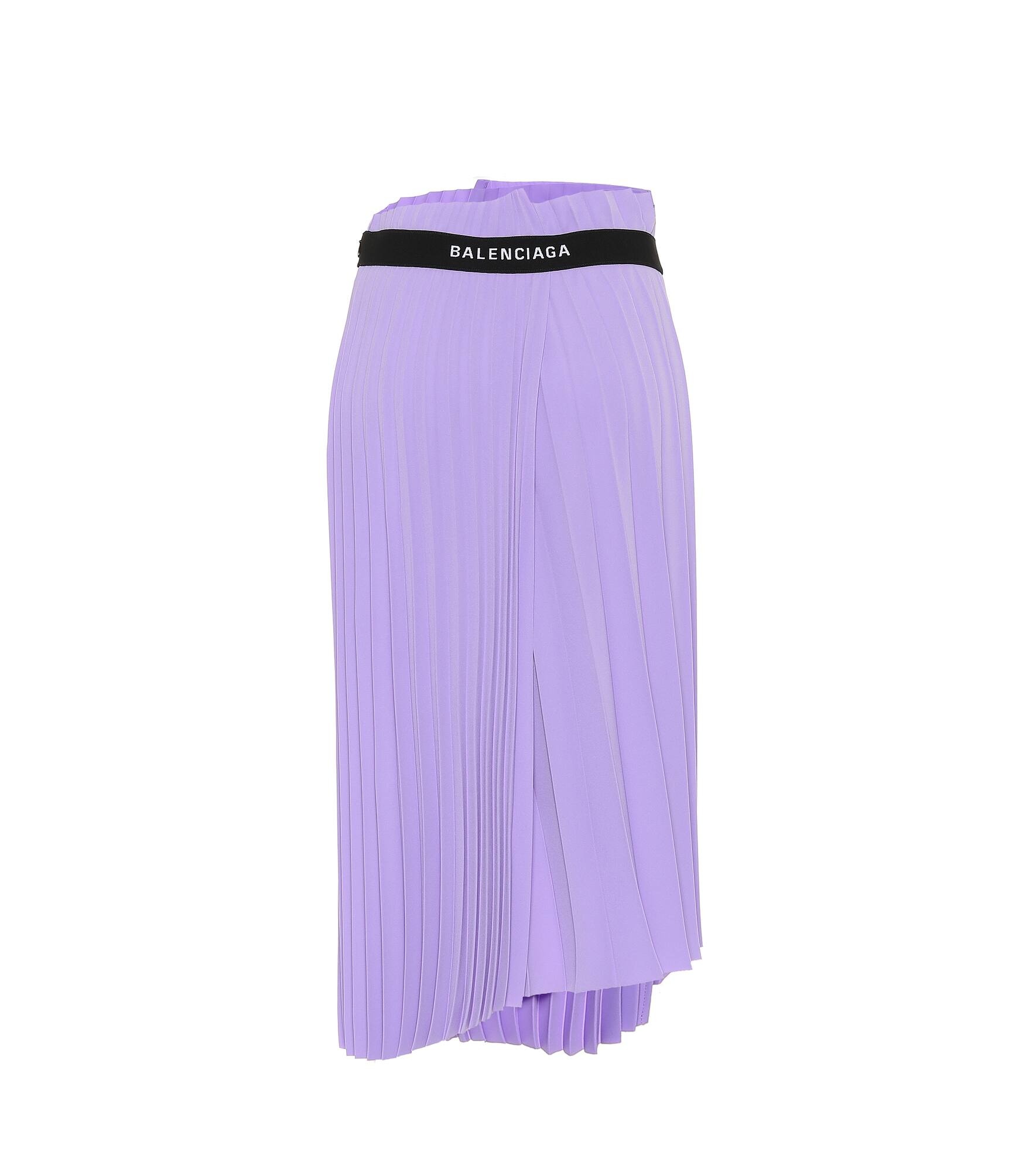 Pleated midi skirt - 5