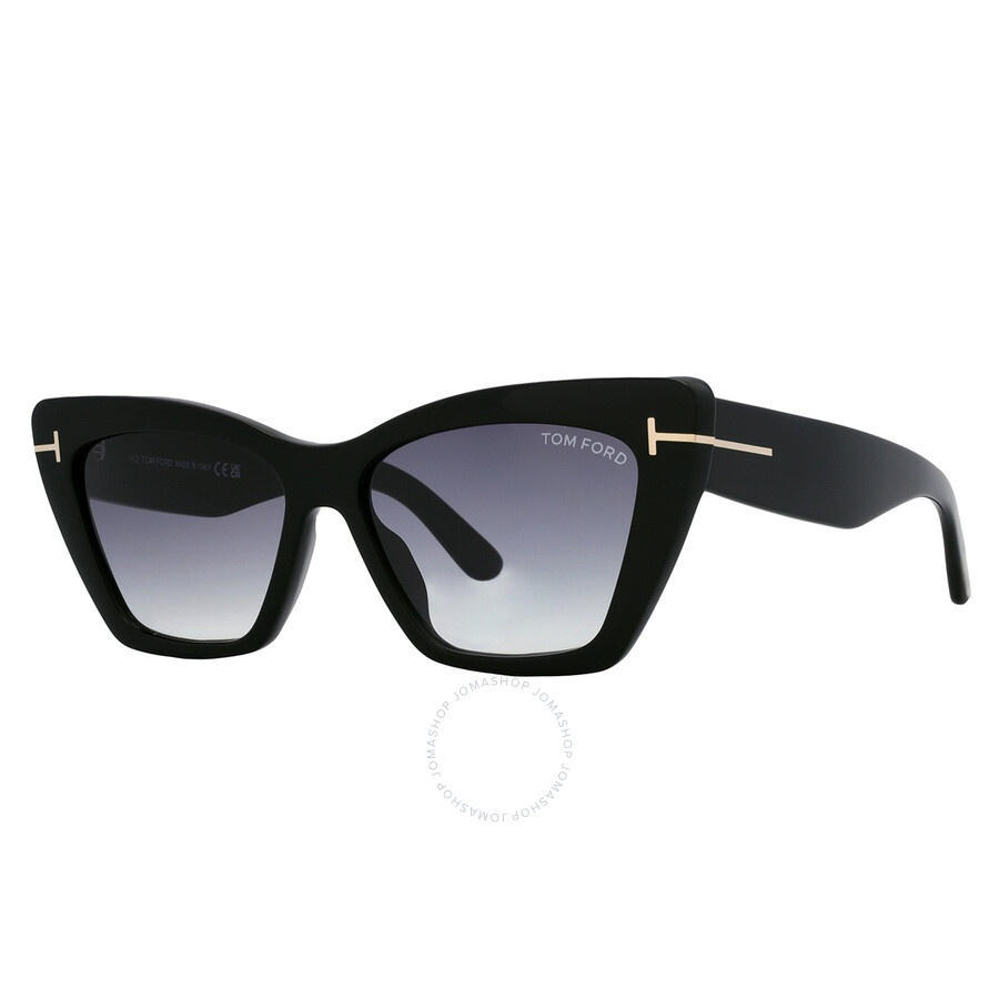Tom Ford Wyatt Grey Gradient Cat Eye Ladies Sunglasses FT0871 01B 56 - 3