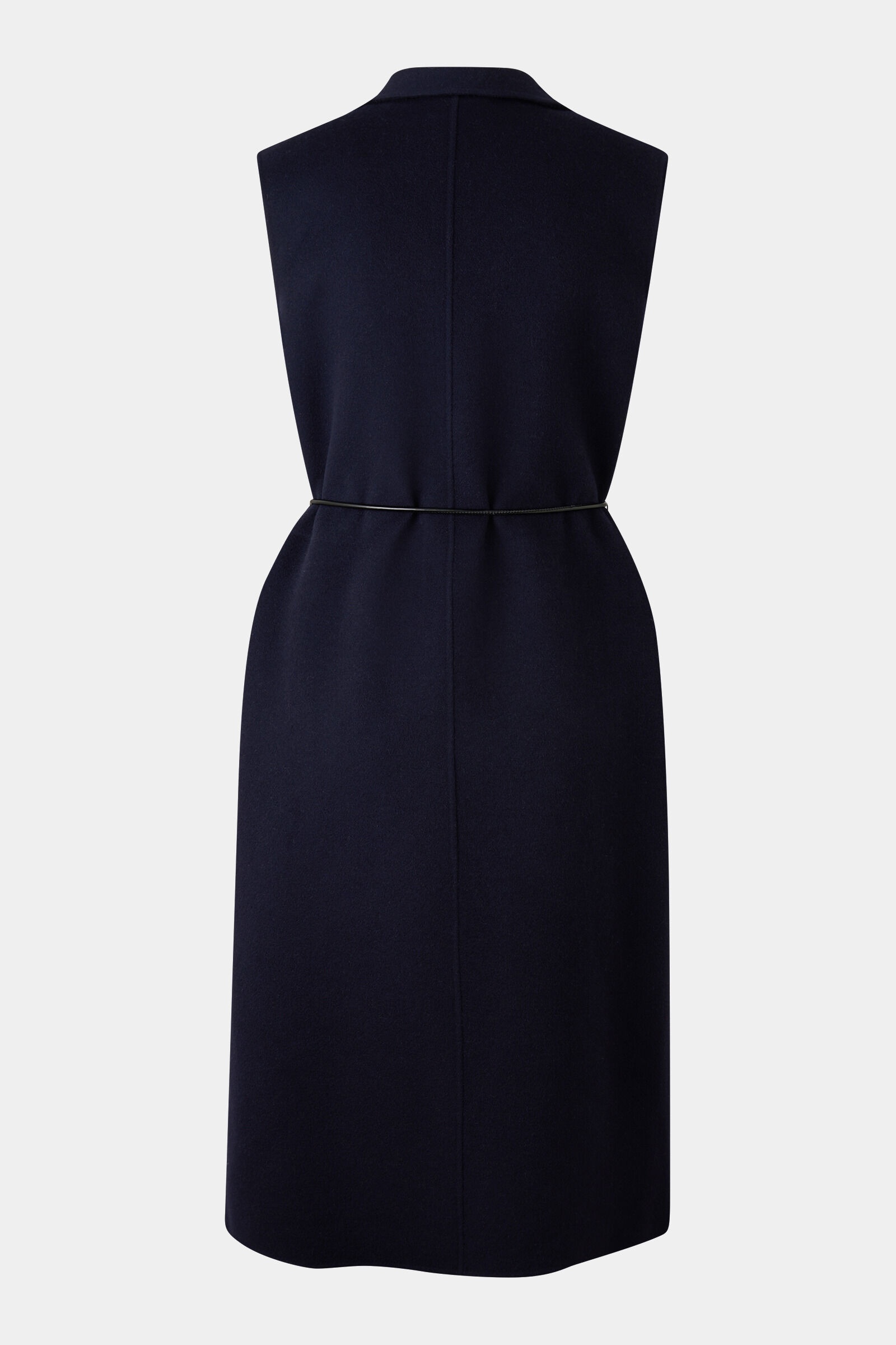 Double-face wool vest Megan in Navy blue - 8