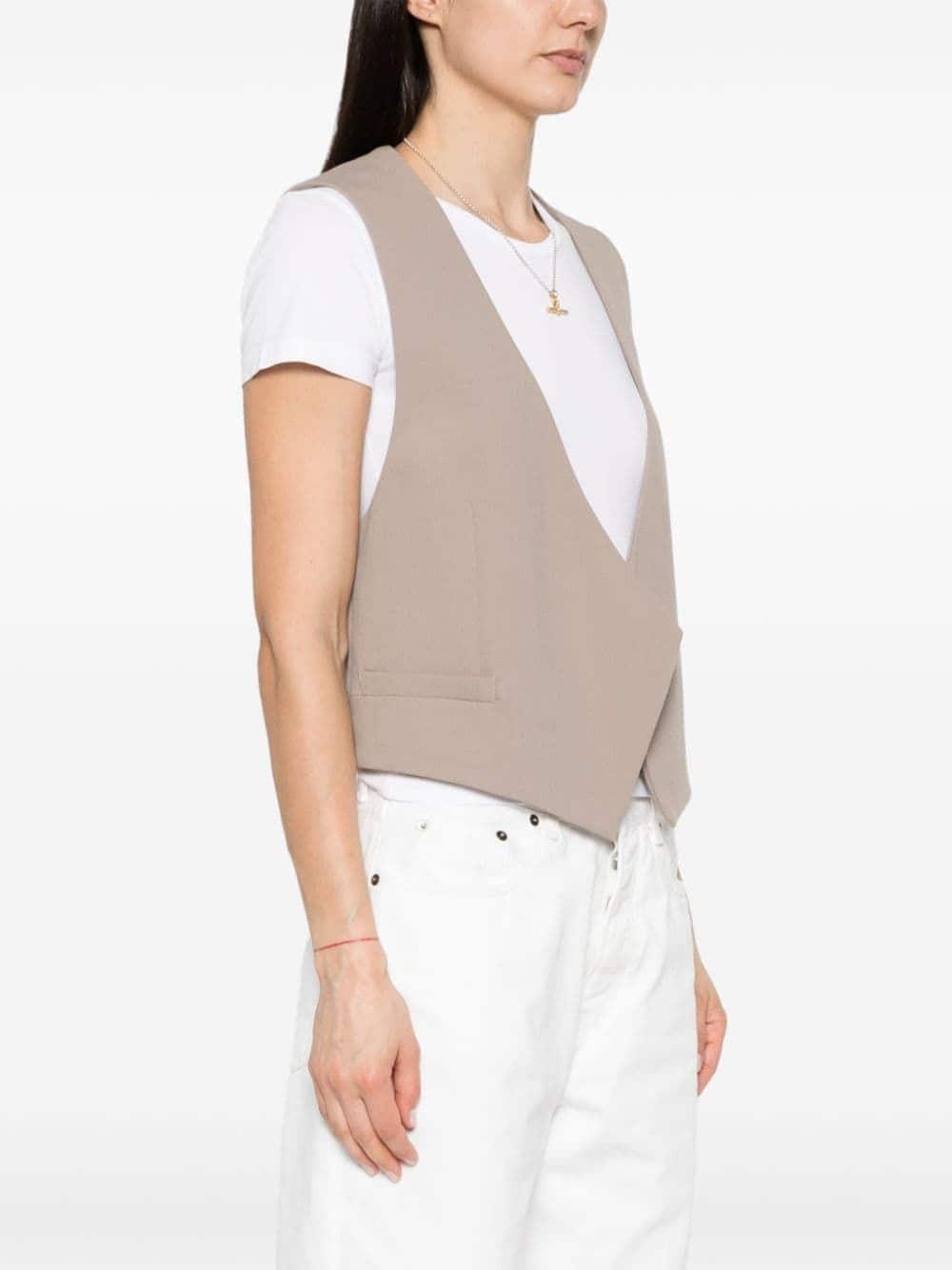 open-front waistcoat - 3