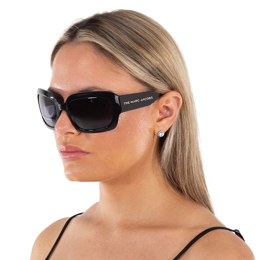 Marc Jacobs Grey Square Ladies Sunglasses MARC 574/S 0807/IR 59 - 2