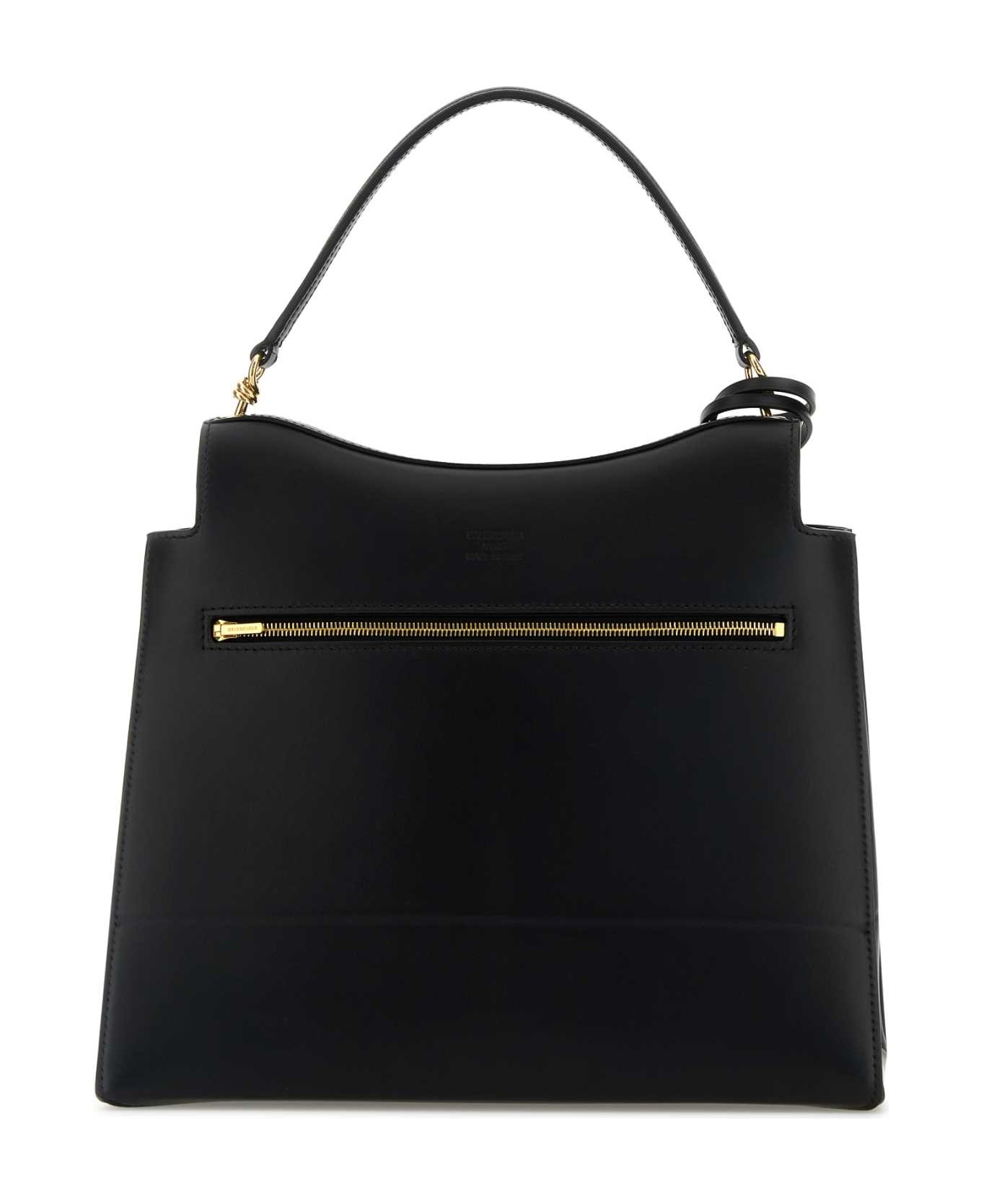 トートバッグ BALENCIAGA Black Leather Medium Nano Handbag Balenciaga Black Leather Medium Nano Handbag | italist