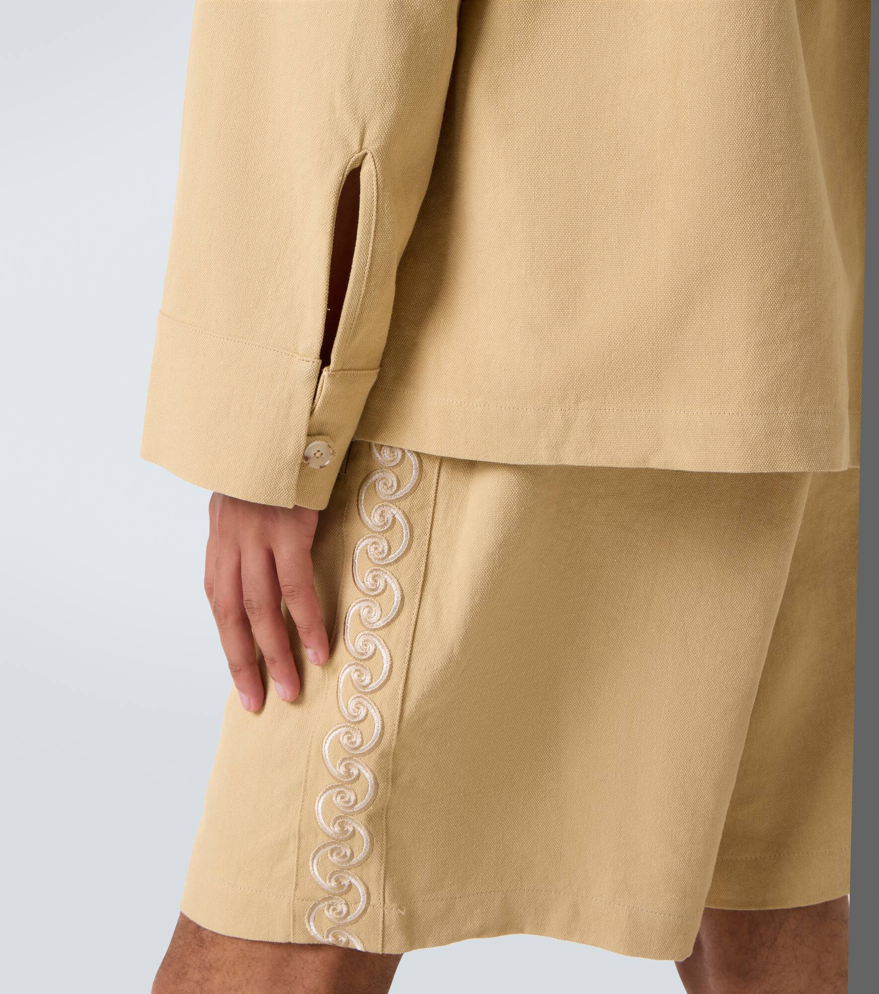 Embroidered overshirt - 6