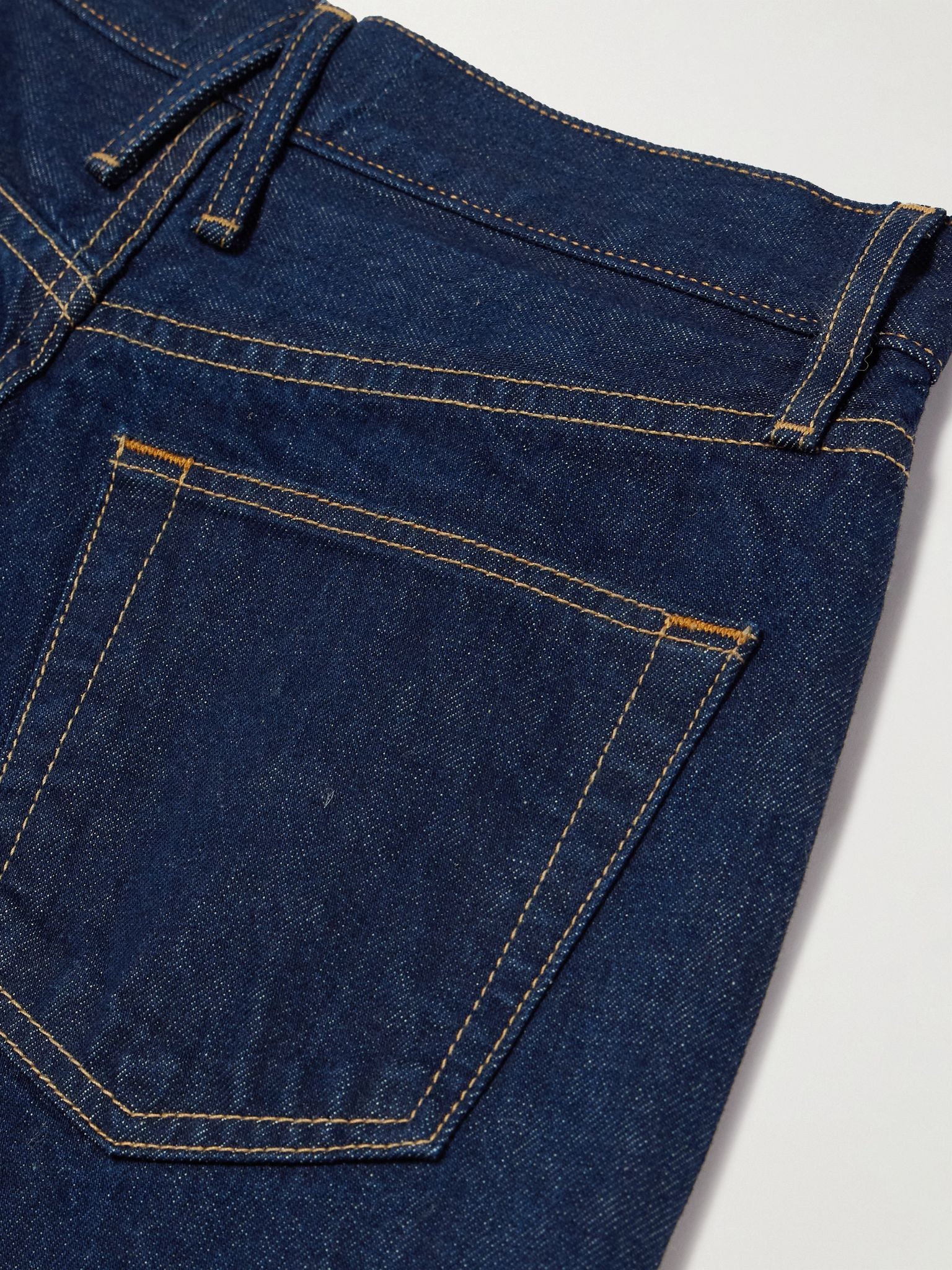 Selena high-rise wide-leg jeans Dark denim - 6