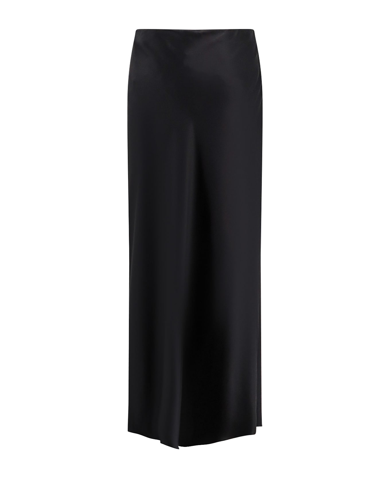 Silk Midi Skirt - 2