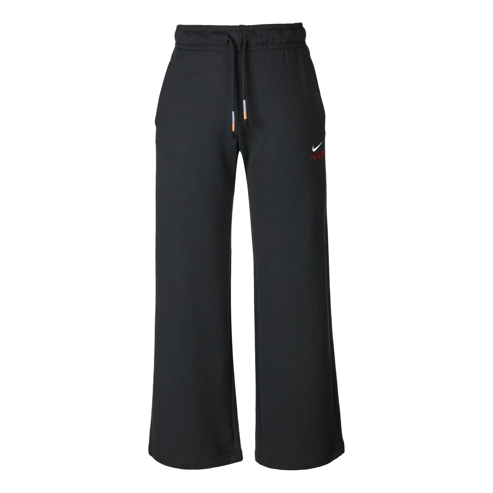 (WMNS) Nike NSW LNY Fleece Wide Leg Pants 'Black' IQ3829-010 - 1