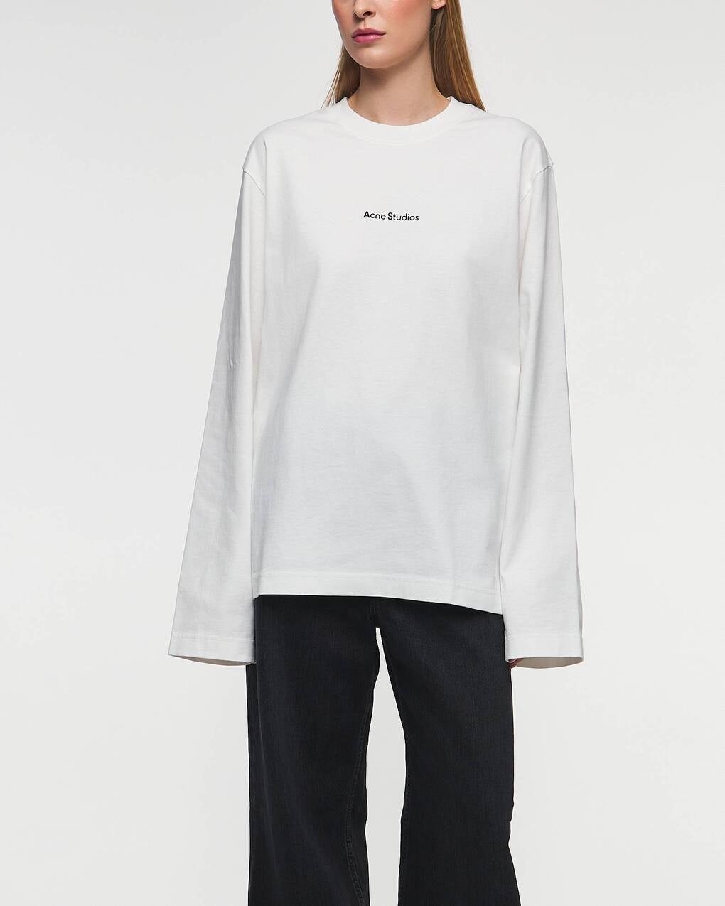 T-shirt Long Sleeve Logo White - 2