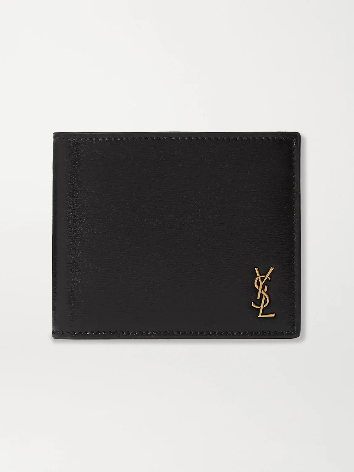 Logo-Appliquéd Leather Billfold Wallet - 1