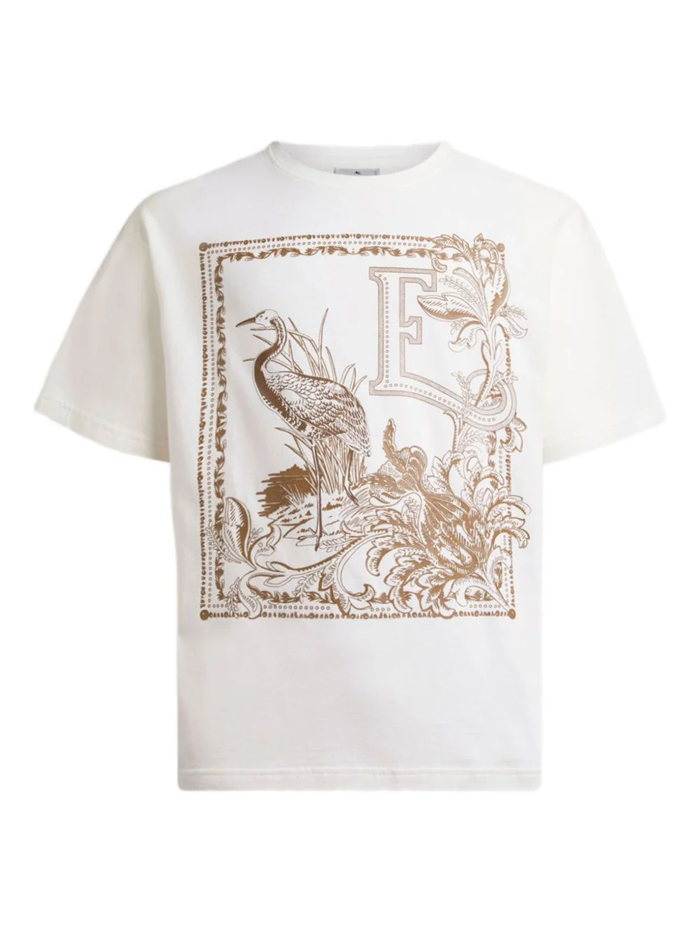 placed-print cotton T-shirt - 1