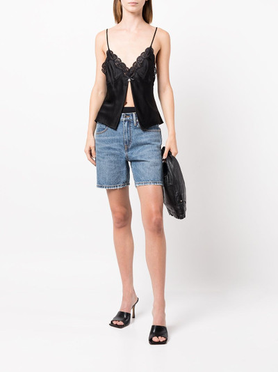 Alexander Wang lace-trim silk camisole outlook