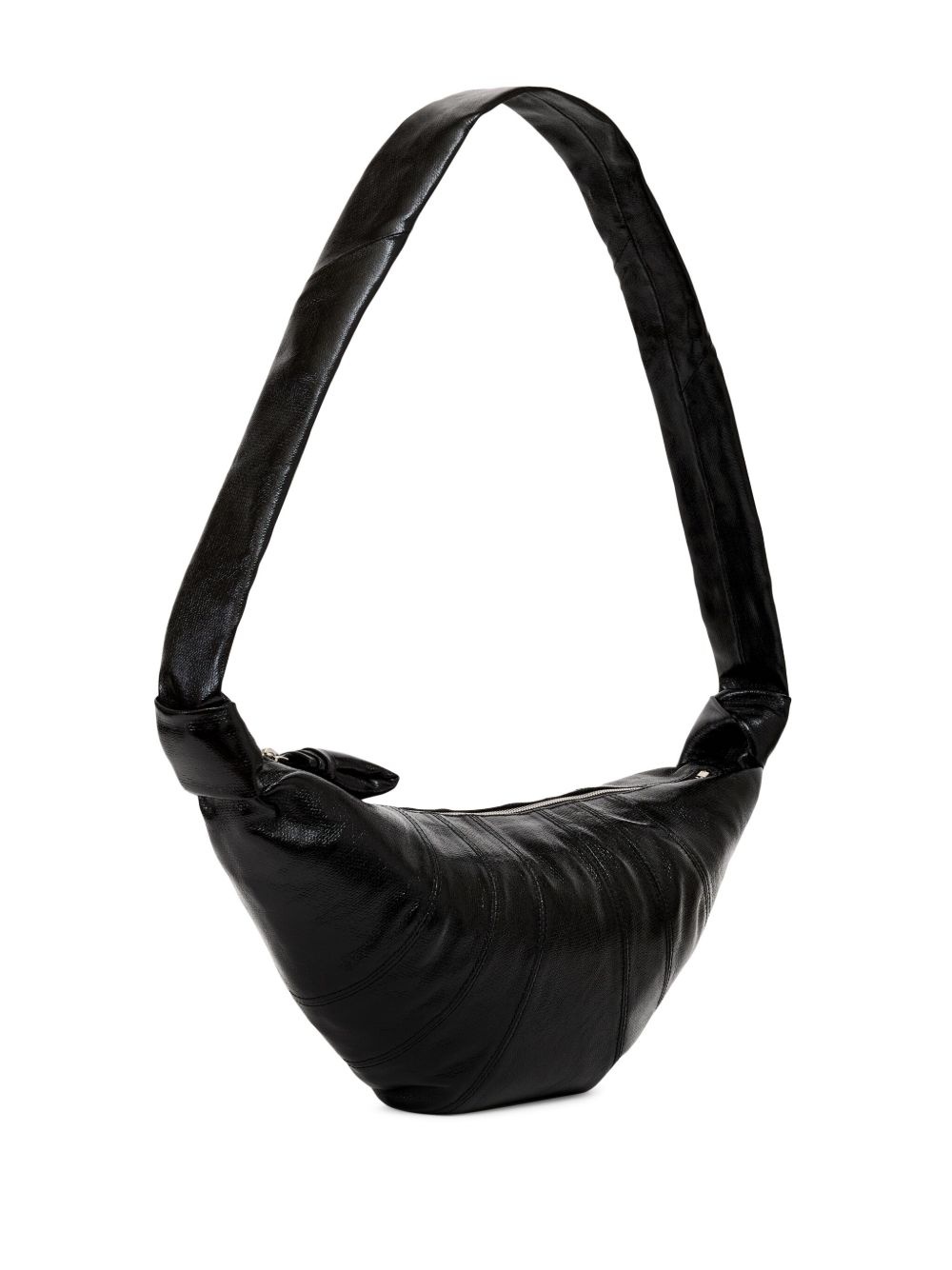 medium Croissant cotton shoulder bag - 4