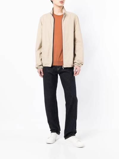 Brunello Cucinelli water-resistant reversible zip-up jacket outlook