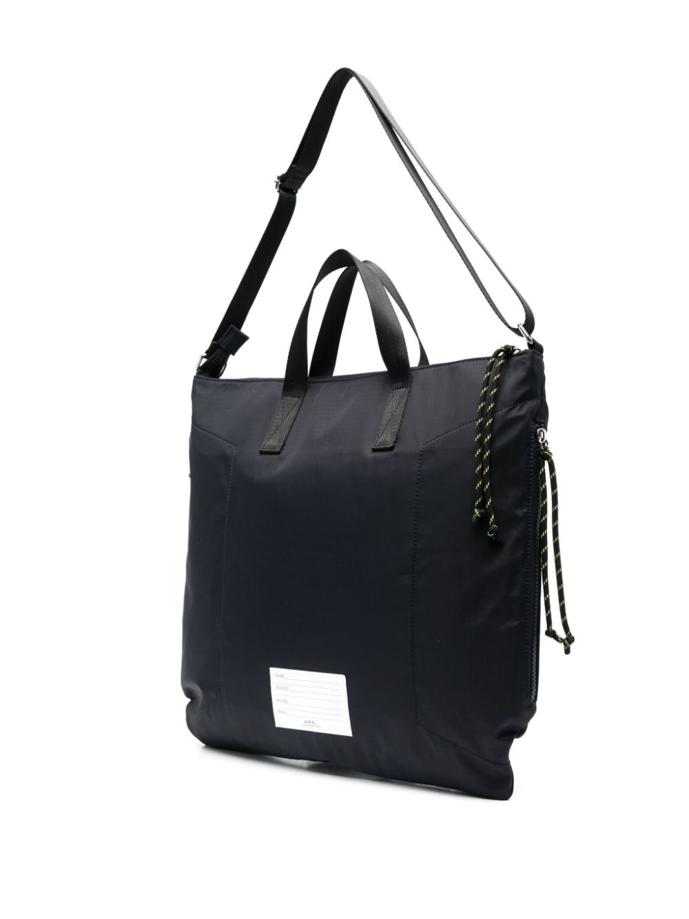 logo-tag tote bag - 3