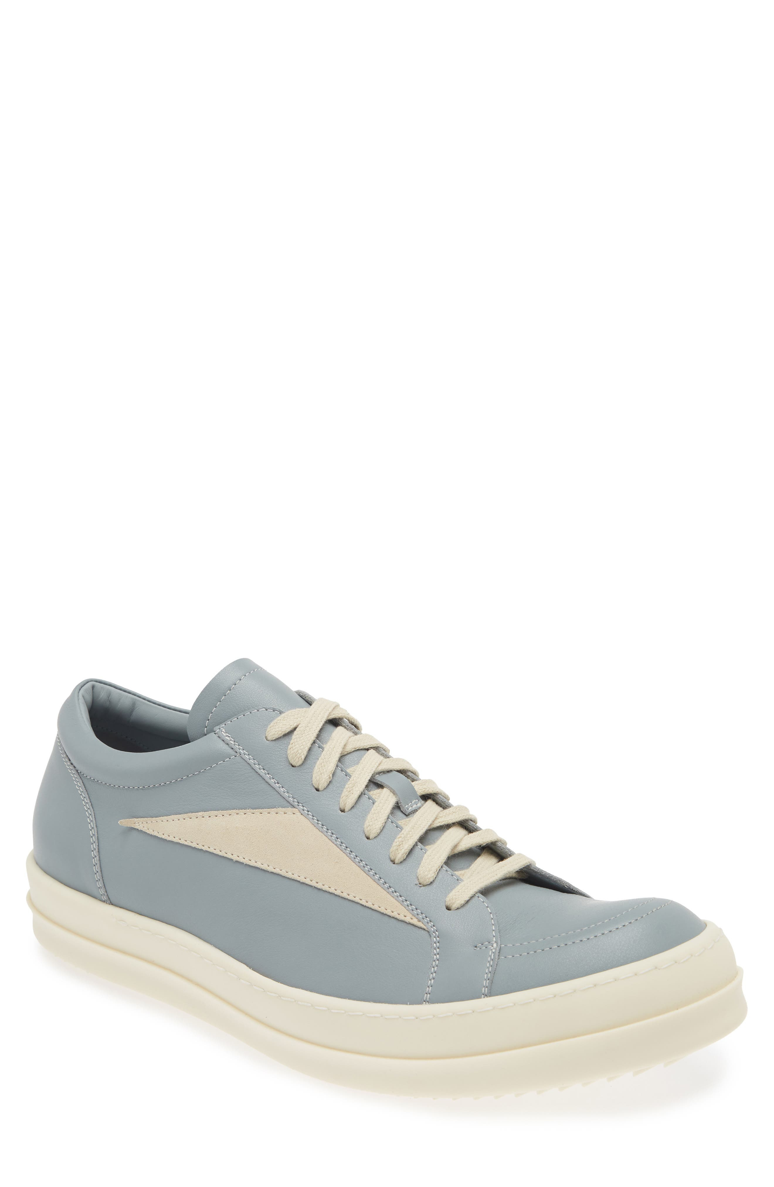 Rick Owens Porterville Low Top Sneaker in Blue/Milk/Milk at Nordstrom - 1