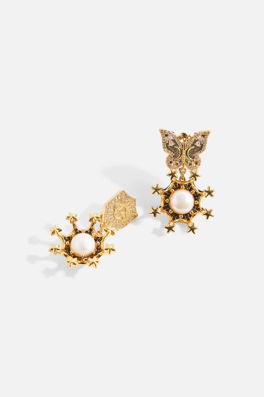 EMPRESS OF LIGHT STAR EARRINGS GOLD - 1