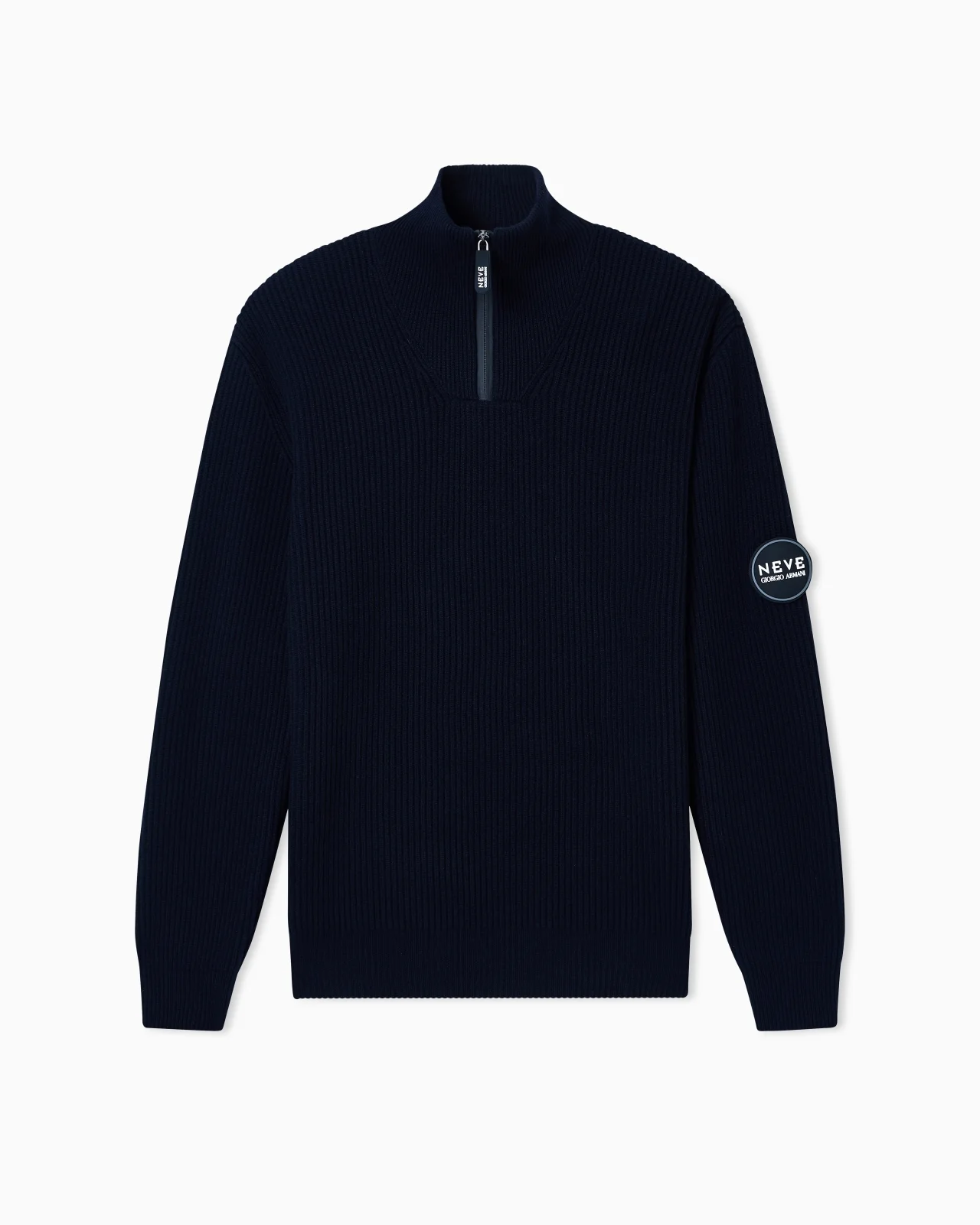 GIORGIO ARMANI NEVE MOCK-NECK JUMPER IN WOOL 과 CASHMERE - 1