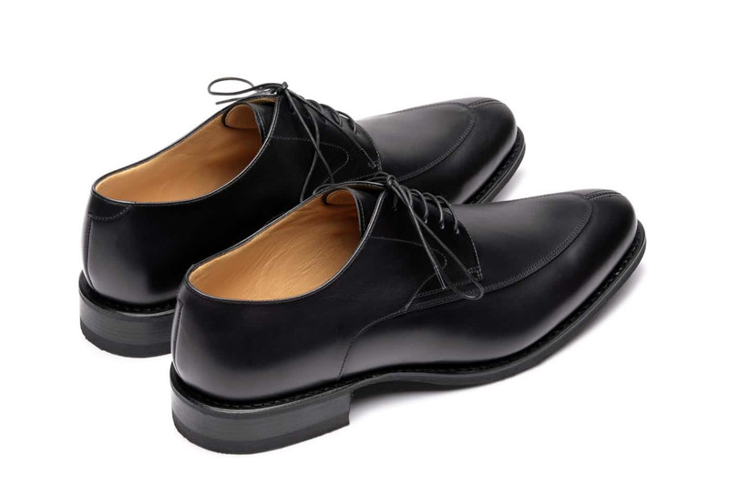 Paraboot Chelsea Black Silk - Rubber Sole outlook