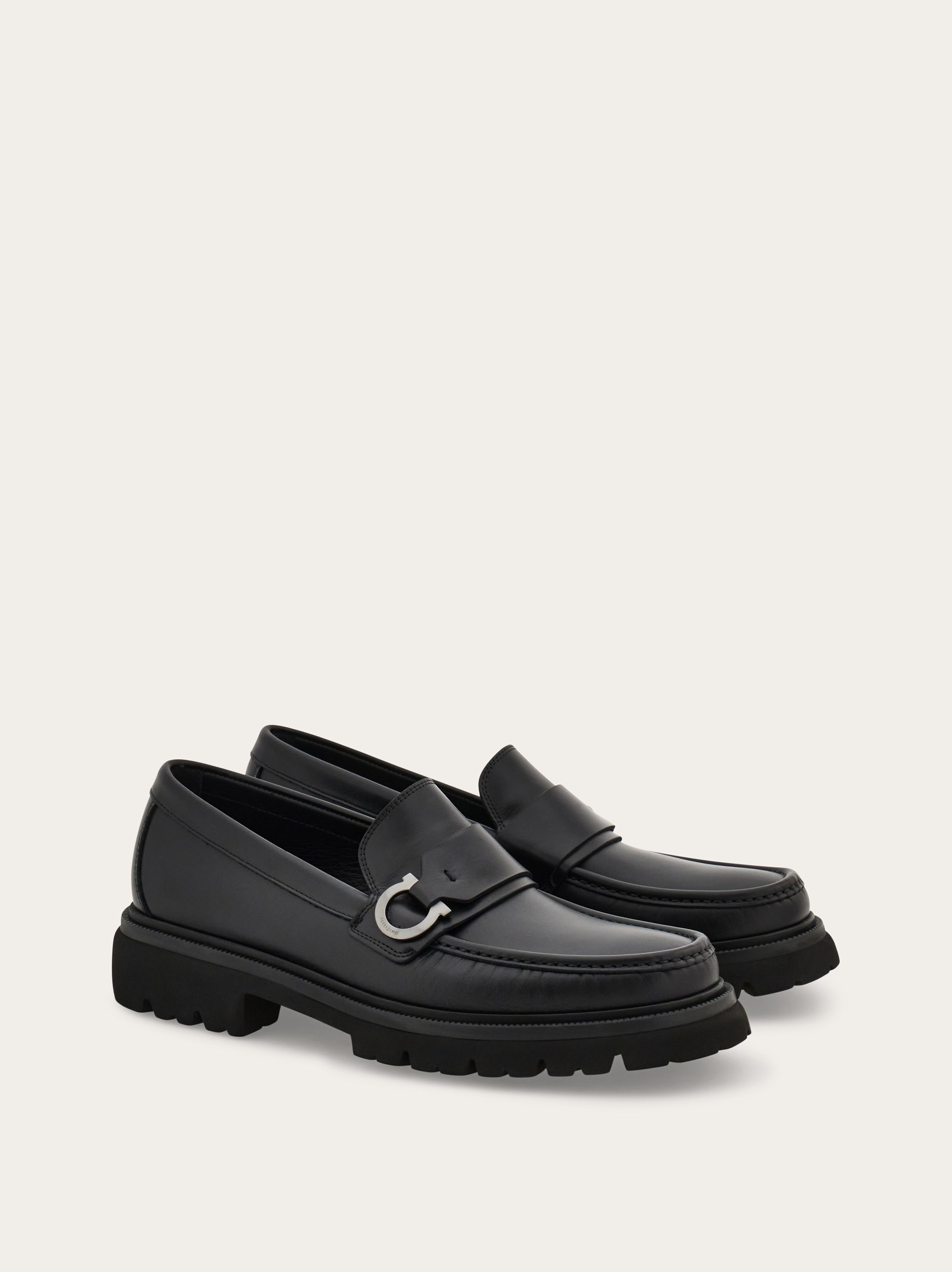 Loafer with Gancini ornament - 5