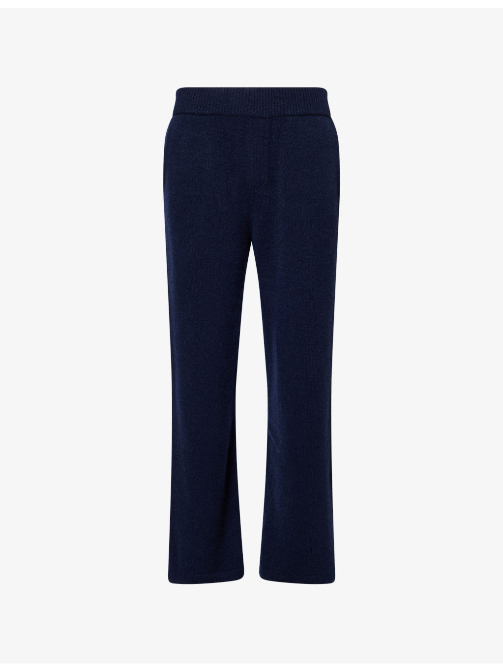 Brushed Wide-Leg Cashmere Trousers - 1
