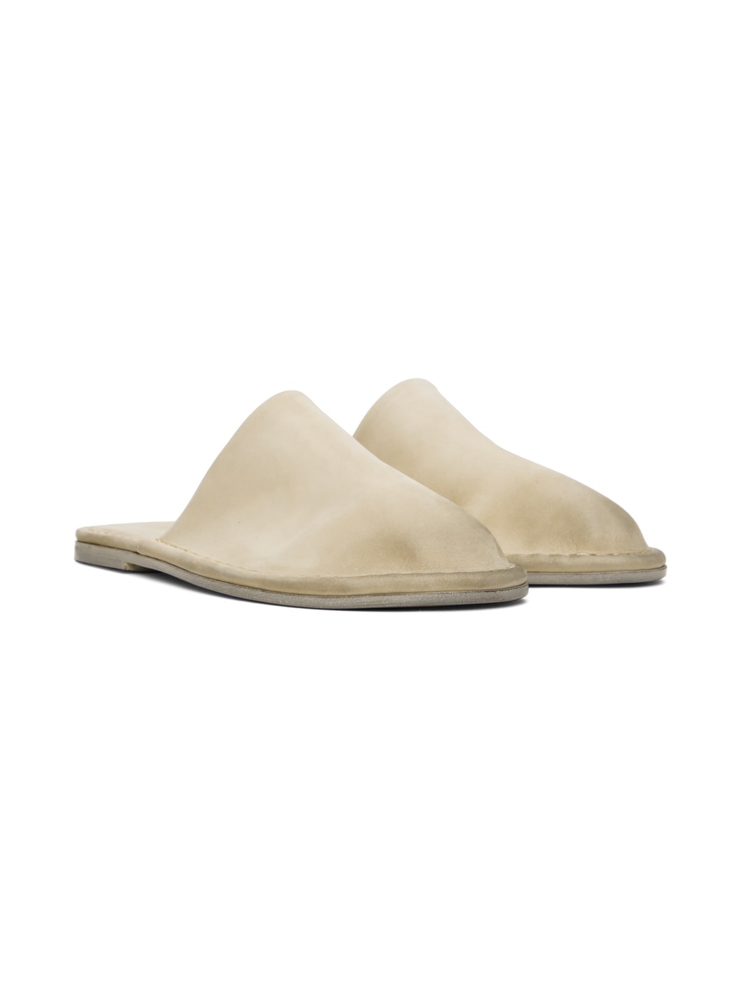 Beige Filo Slippers - 4