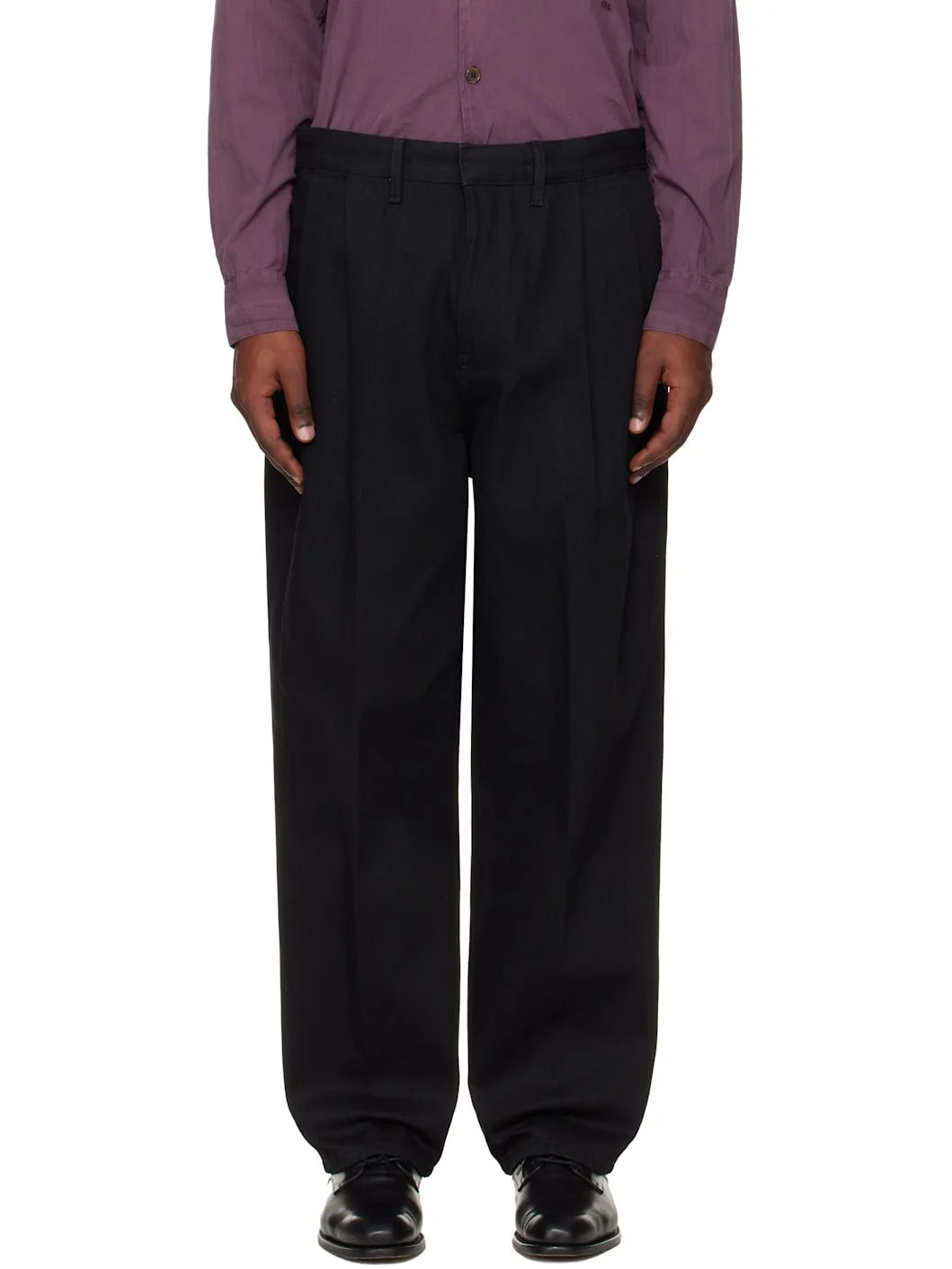 Black Relaxed-Fit Jeans - 1
