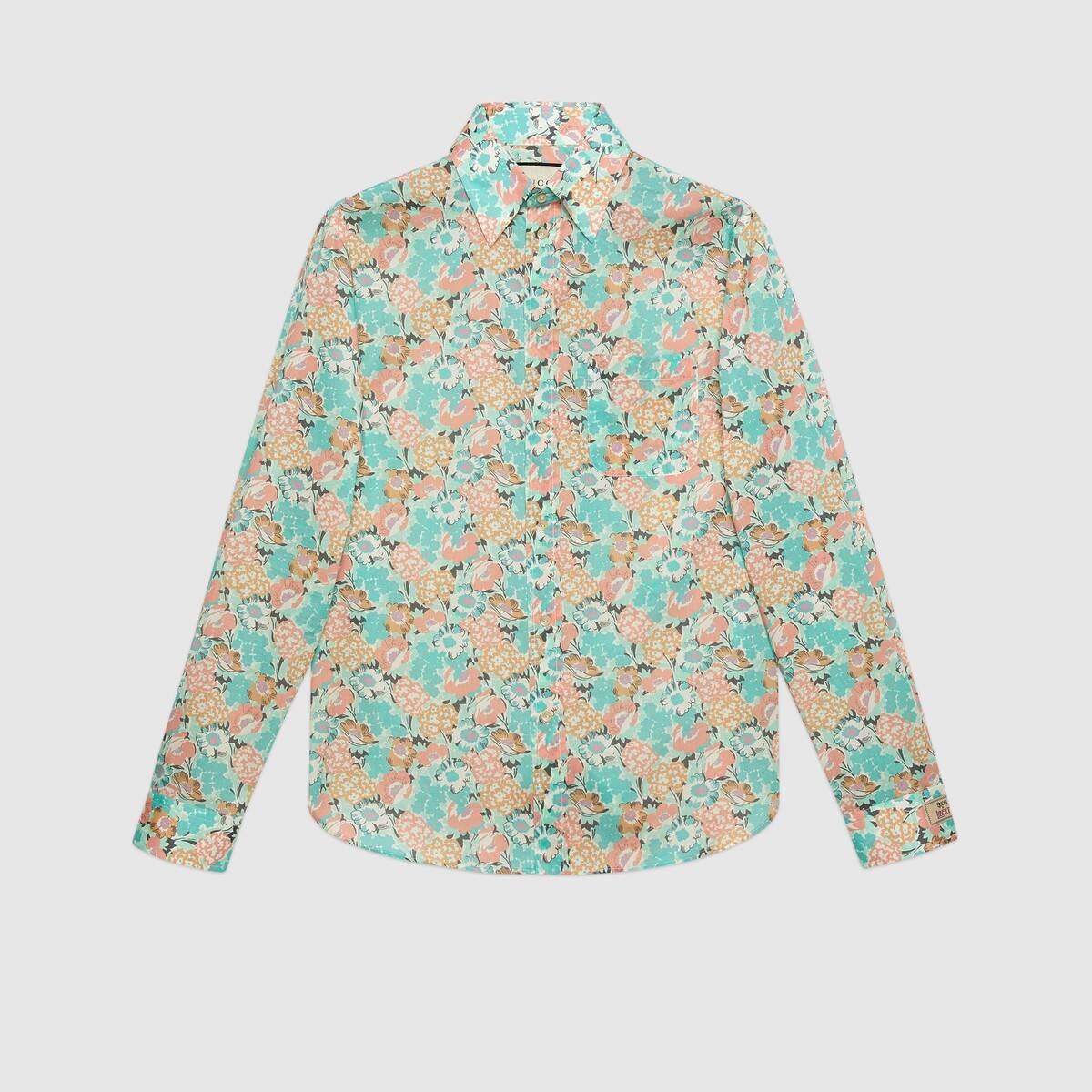 Gucci Liberty floral cotton shirt - 1