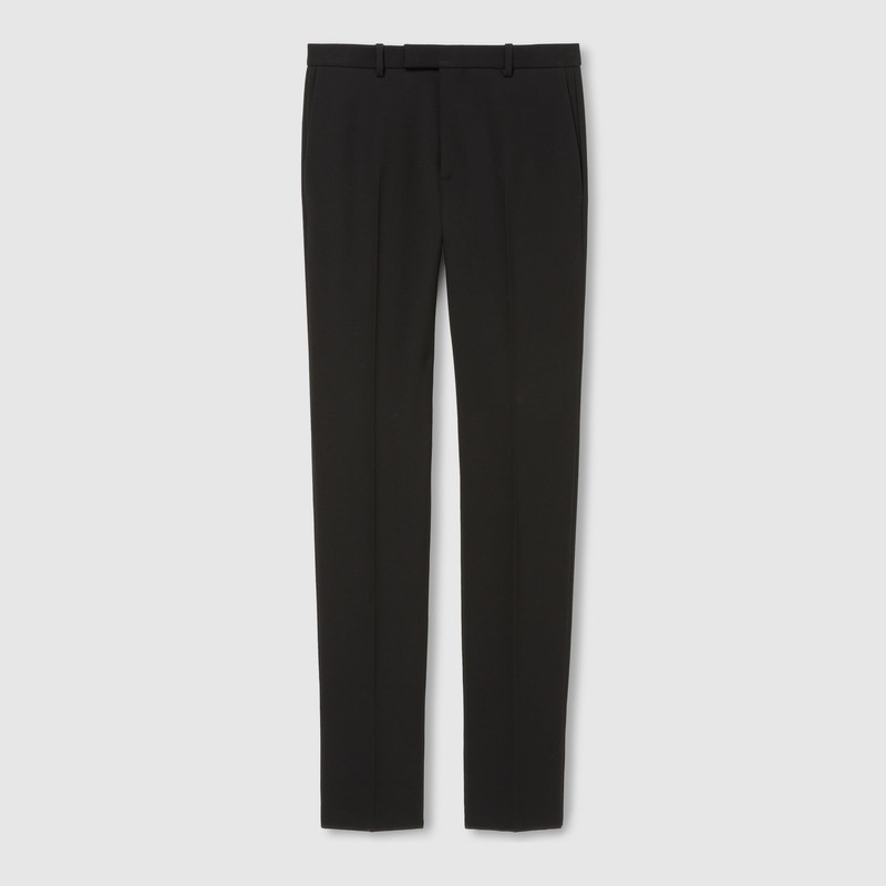 Dry crêpe wool pant 1