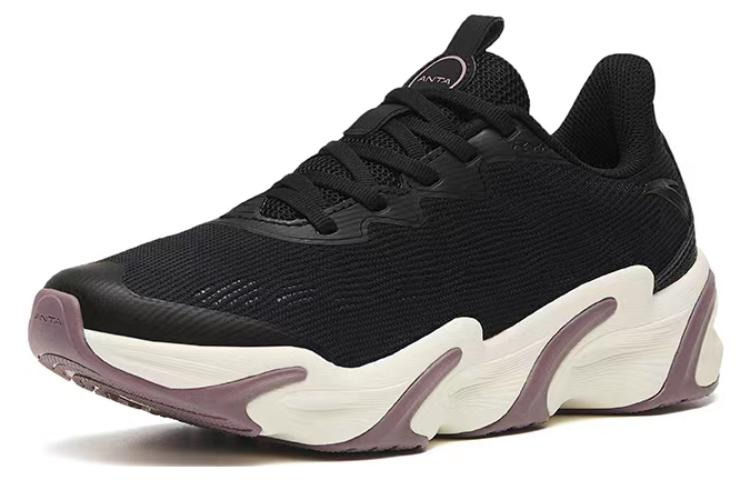 (WMNS) ANTA Nonstop Running 'Black Purple White' 122245523-4 - 2