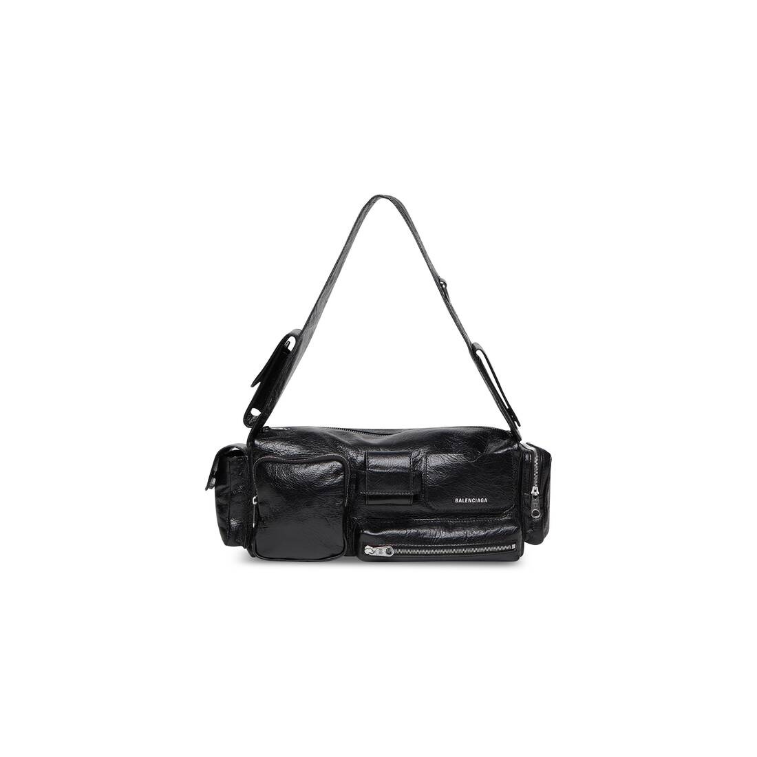 【関税込】 スーパービジークロスバッグ - ブラック Men's Superbusy Sling Bag Small in Black | Balenciaga US
