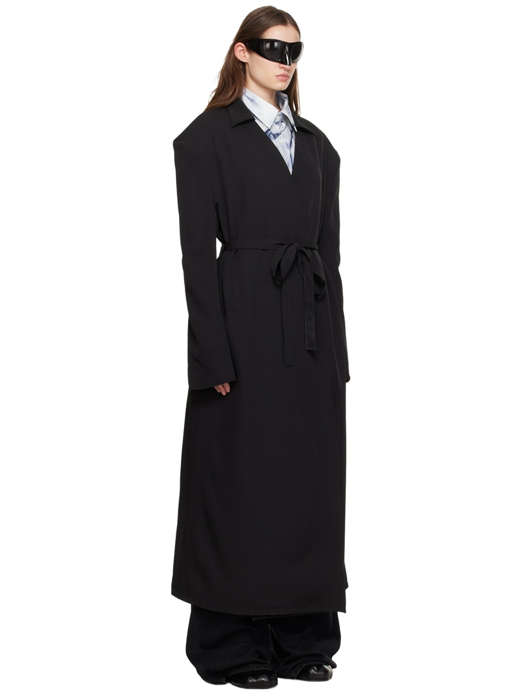 Black Open Coat - 2